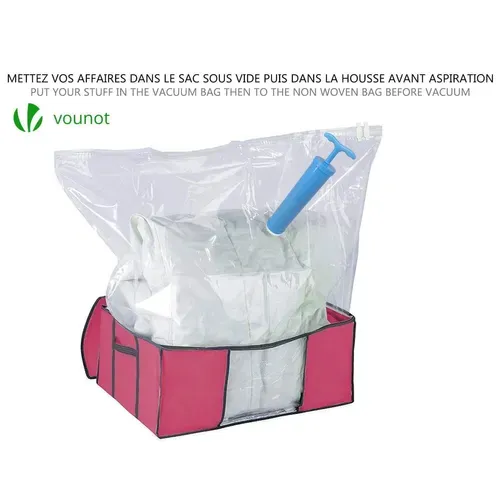 Lot De 9 Housse De Rangement Sous Vide Grande Capacité XXL