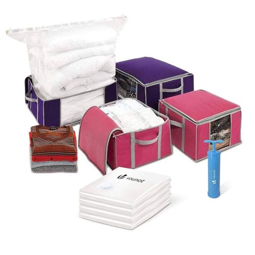 Lot De 9 Housse De Rangement Sous Vide Grande Capacité XXL