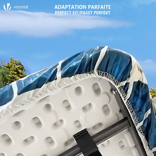 Nappe De Table Rectangulaire En Pvc Tissu Non-tissé Style Ceramique