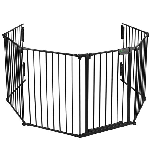 Barrière De Sécurité Grande Version 3.6m 6 Panneaux Noire