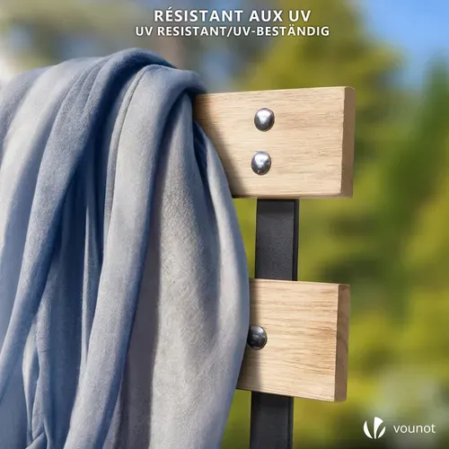 Ensemble Bistro Extérieur 1 Table 2 Chaises Bois