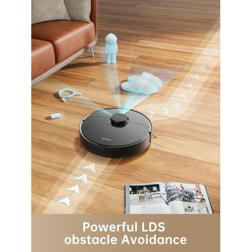 D10s Pro Robot Aspirateur Laveur Avec Action Ia - Navigation Lds - 5000 Pa - Aut 280 Min