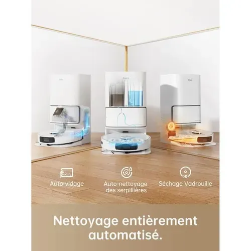 Aspirateur Robot Laveur L10 Ultra - 5300 Pa - Blanc