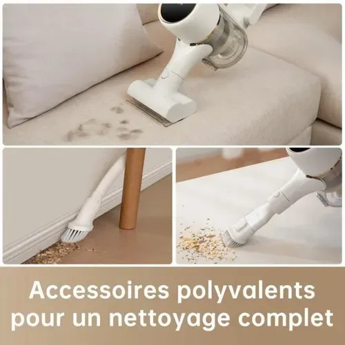 R10 - Aspirateur Balai Sans Fil - Puissance 120aw, Autonomie 60 Min - Filtration Avancée - Brosse M