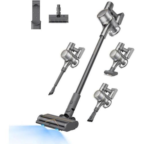 Aspirateur Balai Sans Fil  R20 - Puissant 190 Aw - Autonomie 90min - Détection De Saleté - Affichag