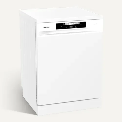 Lave-vaisselle pose libre HISENSE HS643C90W 16 couverts Blanc vue de face