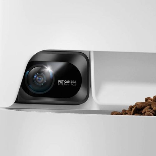 Yumshare Dual-hopper Distributeur De Croquettes Automatique Connecté Double Avec Caméra 5l