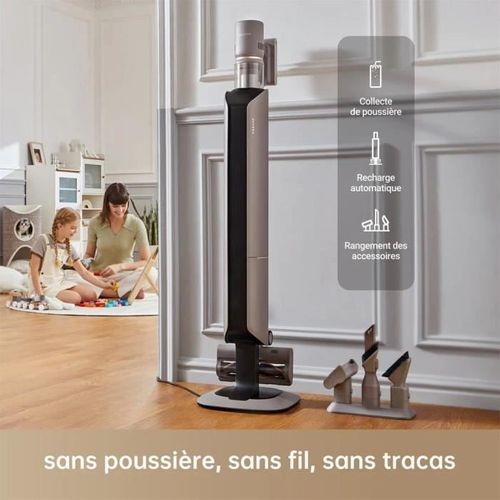 New Aspirateur Balai Sans Fil Dreame Z10 Station Avec Auto Vidage - 90 Min D'autonomie