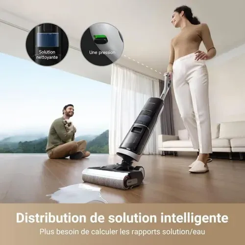 H14 Pro Aspirateur Laveur Sec Et Humide - Design Plat à 180° - Nettoyage De La Brosse à 60 °c - Séc