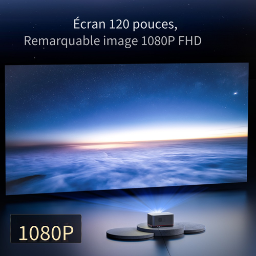 Projecteur Android TV Etoe Whale Pro - Noir