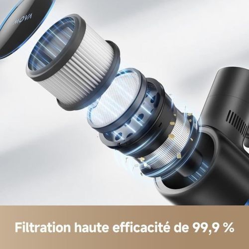 S4 Detect - Aspirateur Balai Sans Fil - 150 Aw - Autonomie Maximale De 90 Minutes - Brosse Multisur