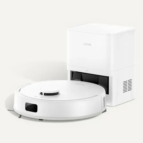 Aspirateur robot E20 PLUS MOVA 245mL - 5000 Pa - Blanc vue 3/4
