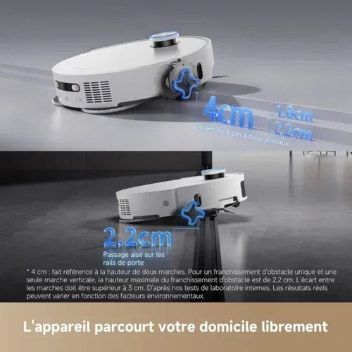 L50 Pro Ultra Robot Aspirateur Et Laveur Avec Vidage Automatique Et Nettoyage Automatique Des Serpi