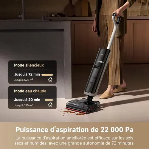 Aspirateur balai laveur DREAME H15 PRO HEAT vue d'ambiance 1
