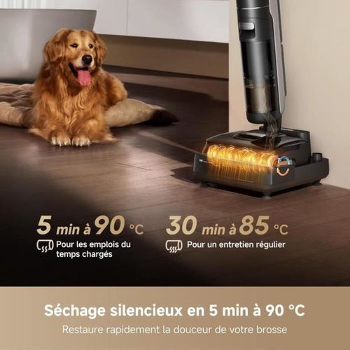 H15 Mix Aspirateur Laveur 7-en-1 - Bras Robotique Ia - Nettoyage Des Bords Triple - 23 Kpa - Lavage
