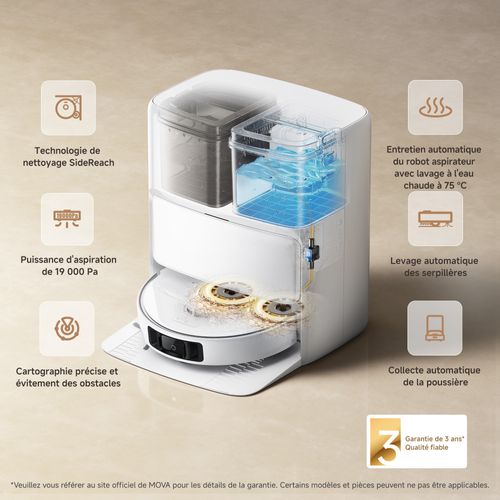 Aspirateur robot laveur MOVA P50 ULTRA