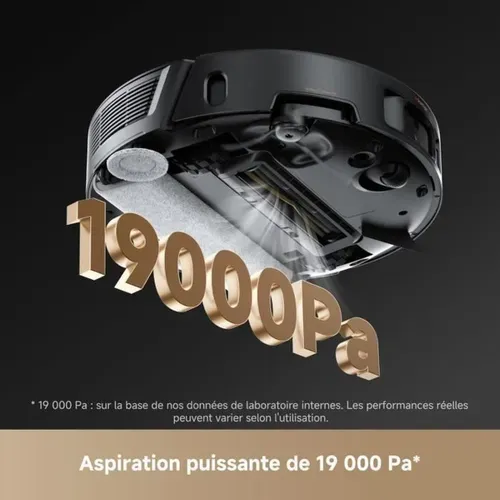 Aspirateur Robot Laveur - Z50 Ultra - Aspiration 19 kPa - Détection Multiple De La Saleté