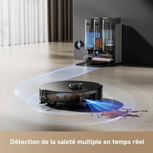 Aspirateur Robot Laveur - Z50 Ultra - Aspiration 19 kPa - Détection Multiple De La Saleté