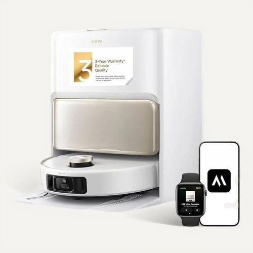 Robot Aspirateur Laveur V50 Ultra Complete -puissance 24 000 Pa - Lavage Thermique Des Sols Avec S
