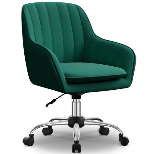 Fauteuil De Bureau, Hauteur Réglable, Rotation à 360°, Charge 150kg,vert