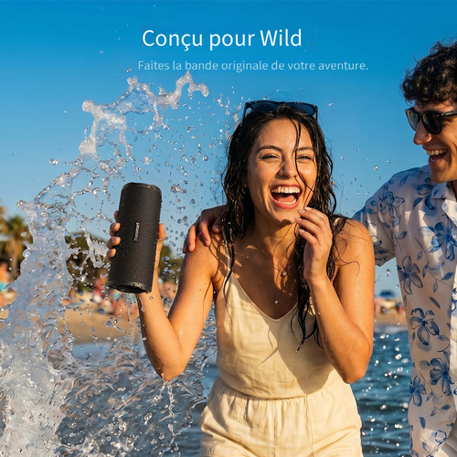 Enceinte Portable D'extérieur Mirtune C3 30 W Ipx7 – Noir