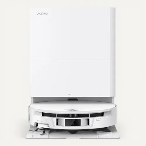 Aspirateur robot MOVA S70 ROLLER BLANC vue de face