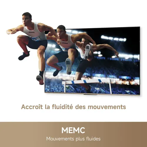 Téléviseur HD 43'' 108 cm DREAME DRTVQ10043N - 4K - Smart TV vue de profil