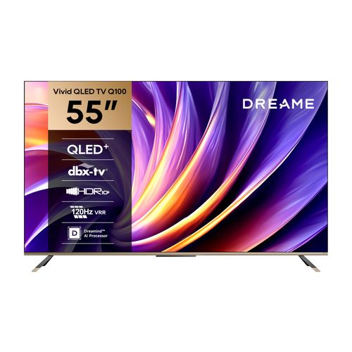 Téléviseur HD 55'' 140 cm DREAME DRTVQ10055N - 4K - Smart TV vue de face