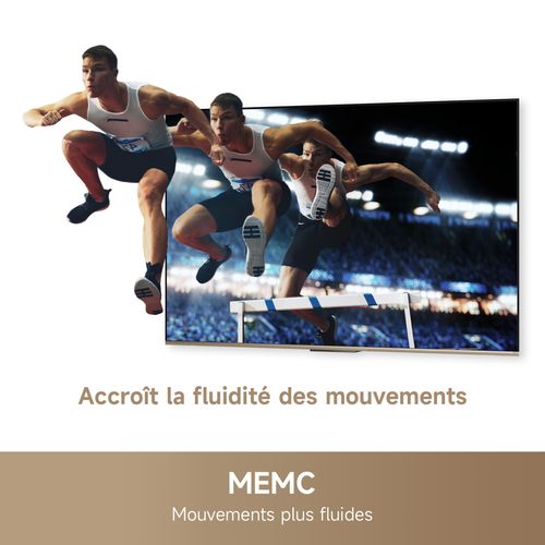 Téléviseur HD 55'' 140 cm DREAME DRTVQ10055N - 4K - Smart TV vue de profil
