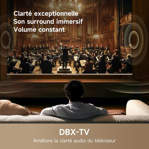 Téléviseur HD 55'' 140 cm DREAME DRTVQ10055N - 4K - Smart TV