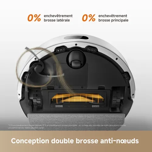 Aspirateur robot laveur DREAME D20 AirPlus 2-en-1 - Blanc vue détaillée