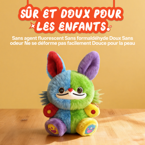Peluche IA interactive – Jouet multilingue (18+), 300+ contes, contrôle parental, Wi-Fi 2,4 GHz