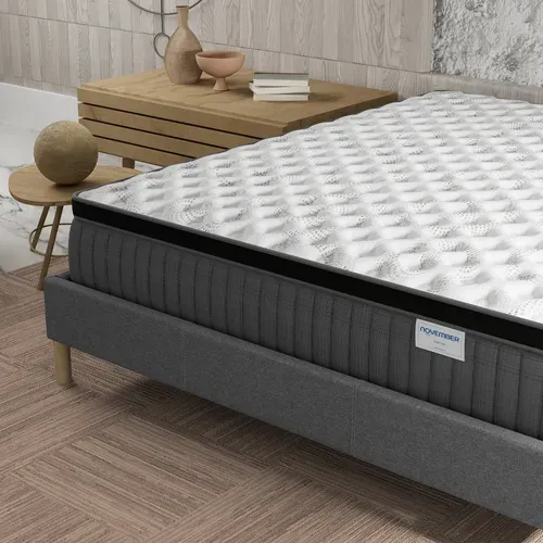 Matelas hybride 180x200 cm ELEKCTRA accueil mémoire de forme épaisseur 30 cm