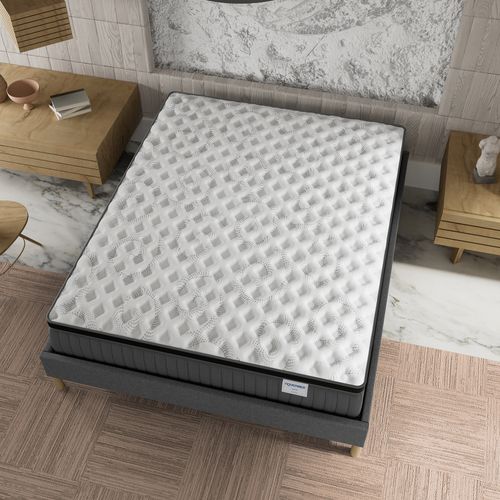 Matelas hybride 180x200 cm ELEKCTRA accueil mémoire de forme épaisseur 30 cm