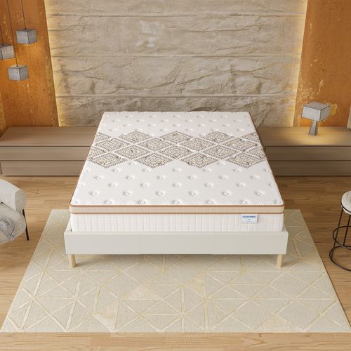 Matelas ressorts ensachés 180x200 cm ERRAKIS accueil mousse épaisseur 28cm