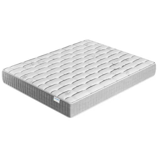 Matelas ressorts ensachés 160x200 cm GALICE - Accueil mémoire de forme épaisseur 25 cm