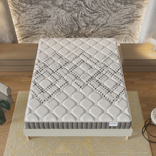 Matelas Ressorts Ensachés 140x190 cm ELIHA Epaisseur 20 cm