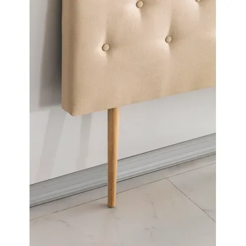 Tête De Lit 160x100 Cm, Capitonnée Tissu blanc, Epaisseur 8 Cm