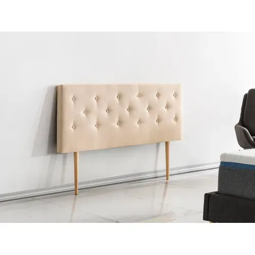 Tête De Lit 160x100 Cm, Capitonnée Tissu blanc, Epaisseur 8 Cm