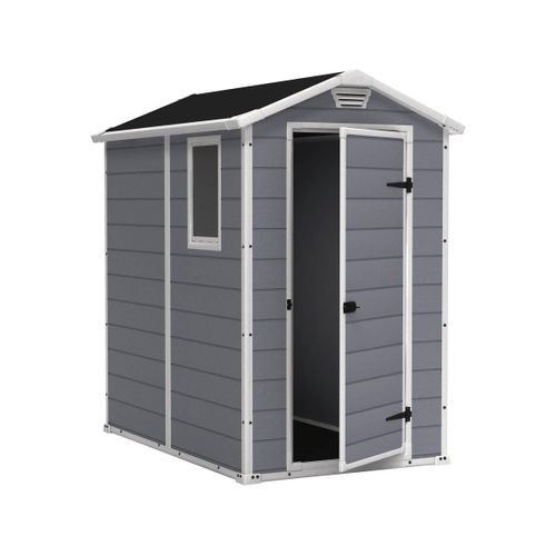 Abri De Jardin Résine "premium 46sp" - 2,5 M² - 130 X 192 X 198 Cm - Gris