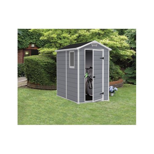 Abri De Jardin Résine "premium 46sp" - 2,5 M² - 130 X 192 X 198 Cm - Gris