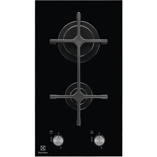 Plaque Gaz Verre Egc3322nvk Noir 2 Foyers