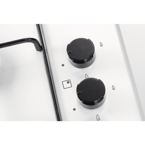 Plaque Gaz Encastrable Egs6414w Blanc Gaz 4 Foyers