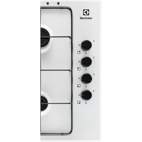 Plaque Gaz Encastrable Egs6414w Blanc Gaz 4 Foyers