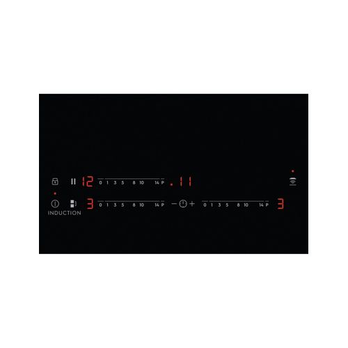 Table De Cuisson à Induction 59cm 3 Feux 7200w Flexinduction Noir Eiv63343