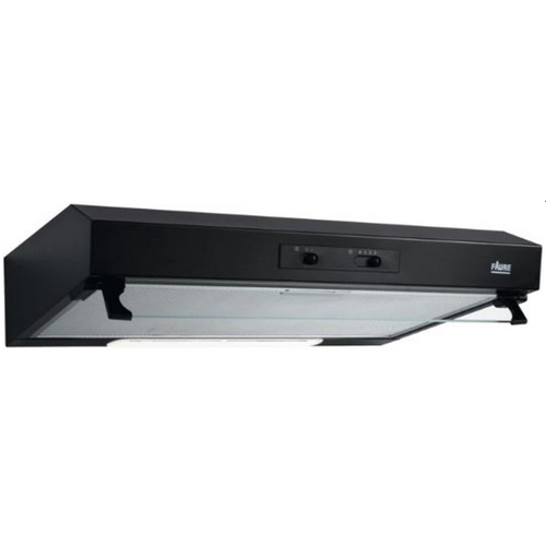Hotte Visière 60cm 368m3/h Noir Fht6137b