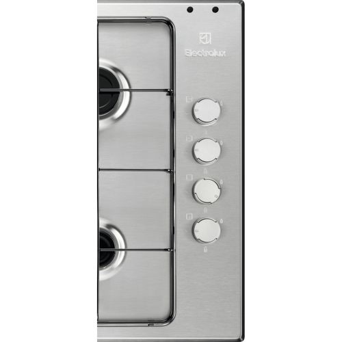 Plaque Gaz Encastrable Egs6404sx Acier Inoxydable Gaz 4 Foyers