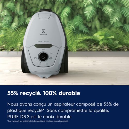 Aspirateur traîneau ELECTROLUX PD82-4MG Silencieux 57dB vue de profil