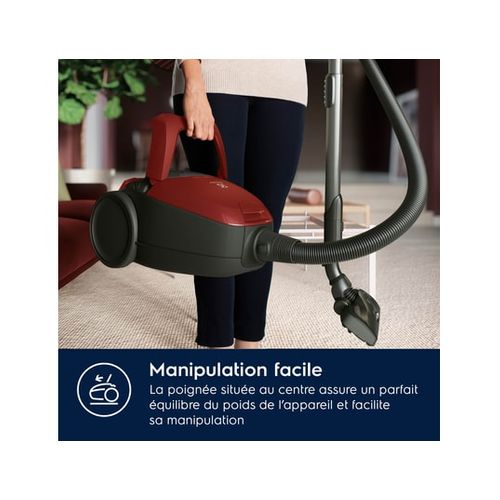 Aspirateur traîneau Avec Sac Antiodeur Pure D8 - Pd82-anima - Ultra Silencieux 57db - Rayon 12m