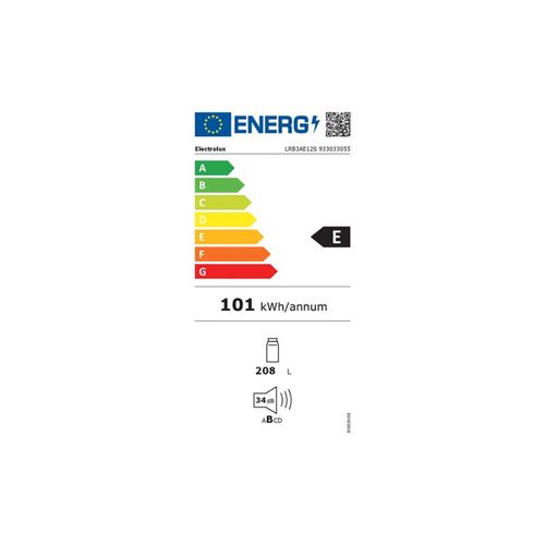 Réfrigérateur 1 Porte  Encastrable Lrb3ae12s